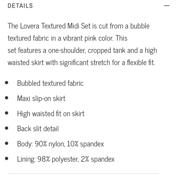 NWT Yellow The Label Textured Midi Set - Picture 11 of 12